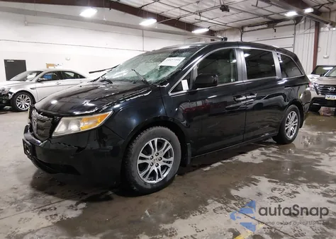2012 Honda Odyssey Ex-L z USA, uszkodzony, nr VIN 5FNRL5H63CB134110